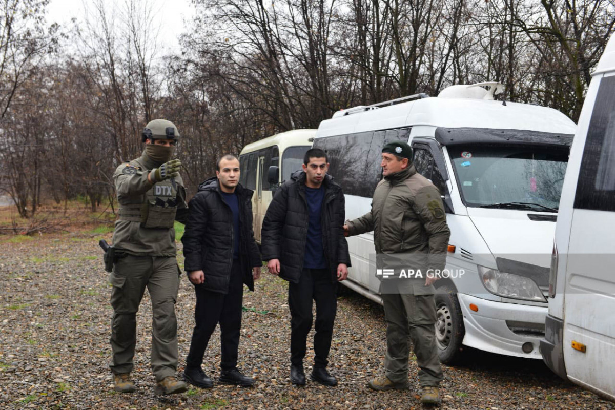 Между Азербайджаном и Арменией осуществлен процесс взаимного освобождения военнослужащих - ФОТО-ВИДЕО 