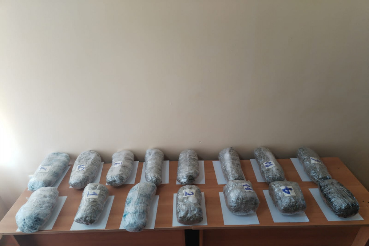 Задержан гражданин Ирана, пытавшийся нарушить границу Азербайджана, изъято 15 кг наркотиков - ФОТО 