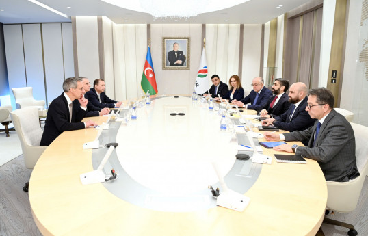 Президент SOCAR встретился со старшим вице-президентом TotalEnergies