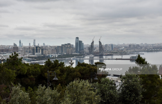 Завтра в Баку будет без осадков, ожидается умеренный ветер