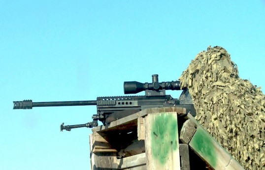 В азербайджанской армии выполнены практические стрельбы из снайперских винтовок – ВИДЕО 