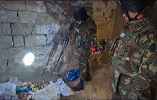 В бакинском поселке обнаружены боеприпасы-ВИДЕО 
