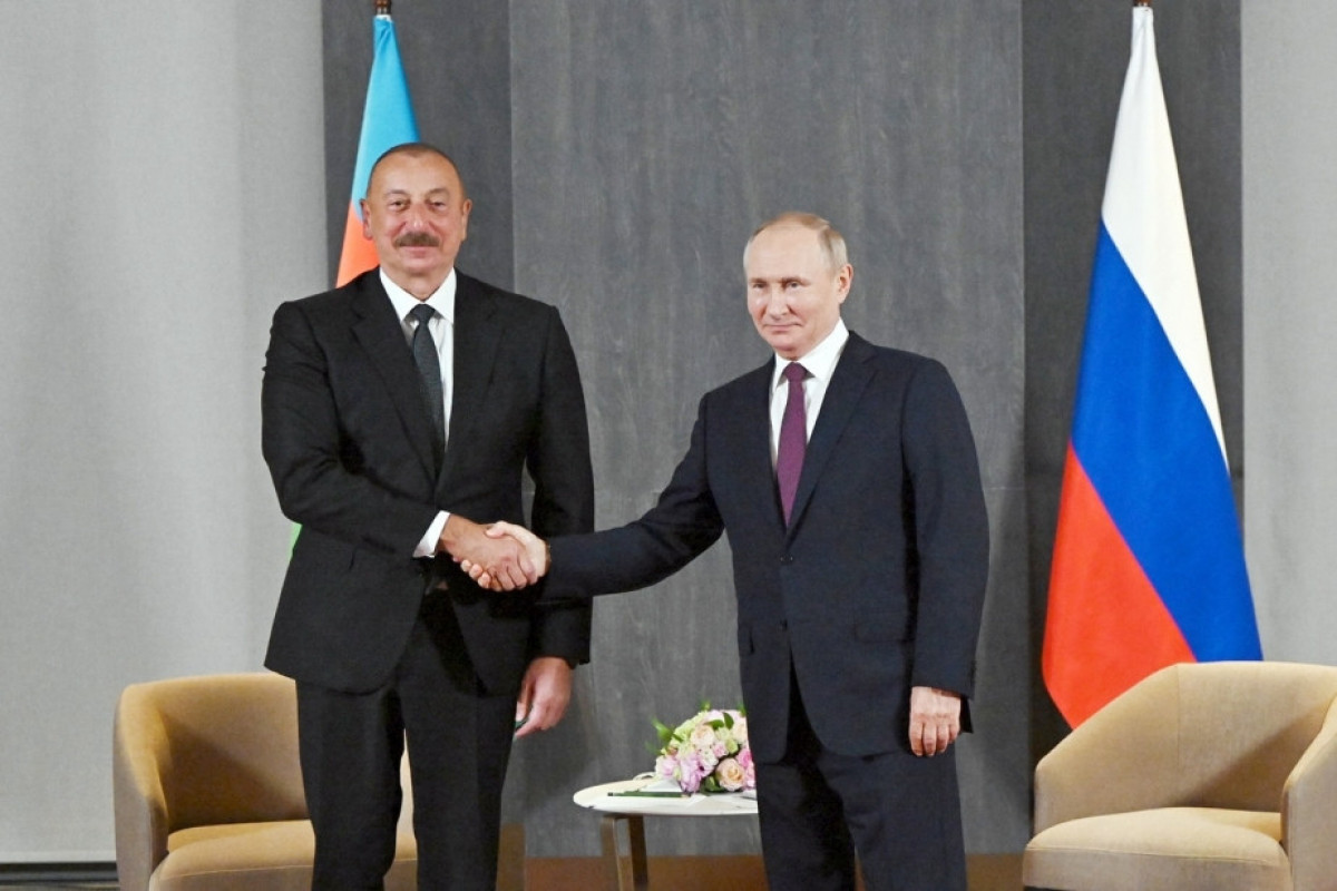 Президент Ильхам Алиев, Владимир Путин