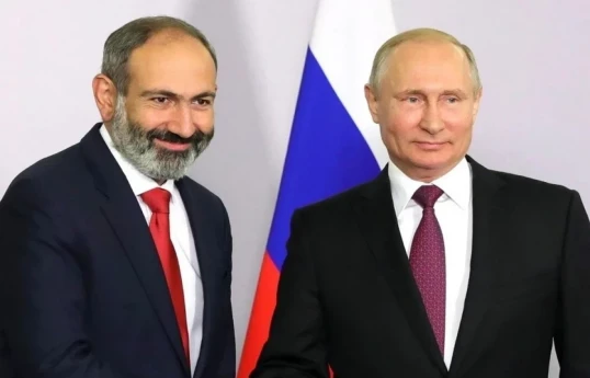 Никол Пашинян, Владимир Путин