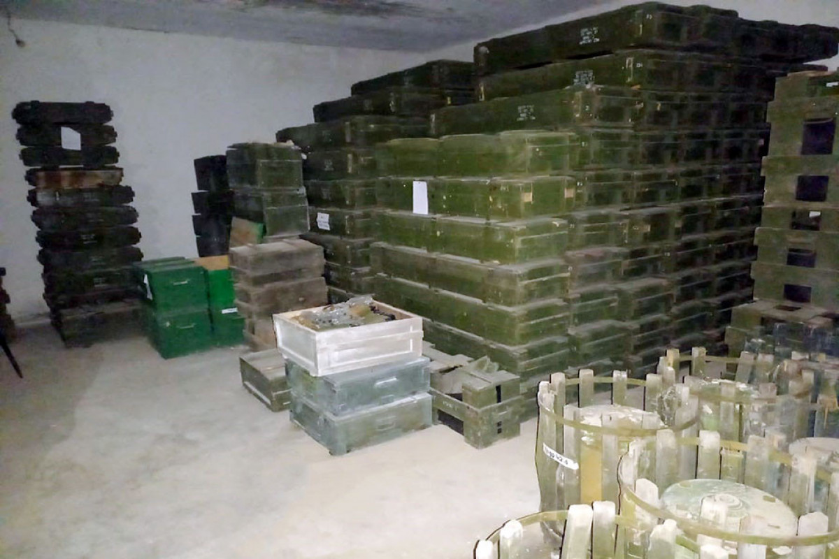 В Карабахском регионе Азербайджана обнаружен объект гражданского назначения, использовавшийся армянами в качестве оружейного склада -ФОТО 