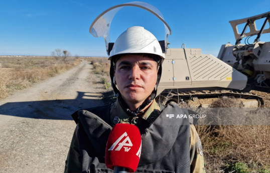 Сотрудник МЧС Азербайджана: Роботы играют эффективную роль в разминировании