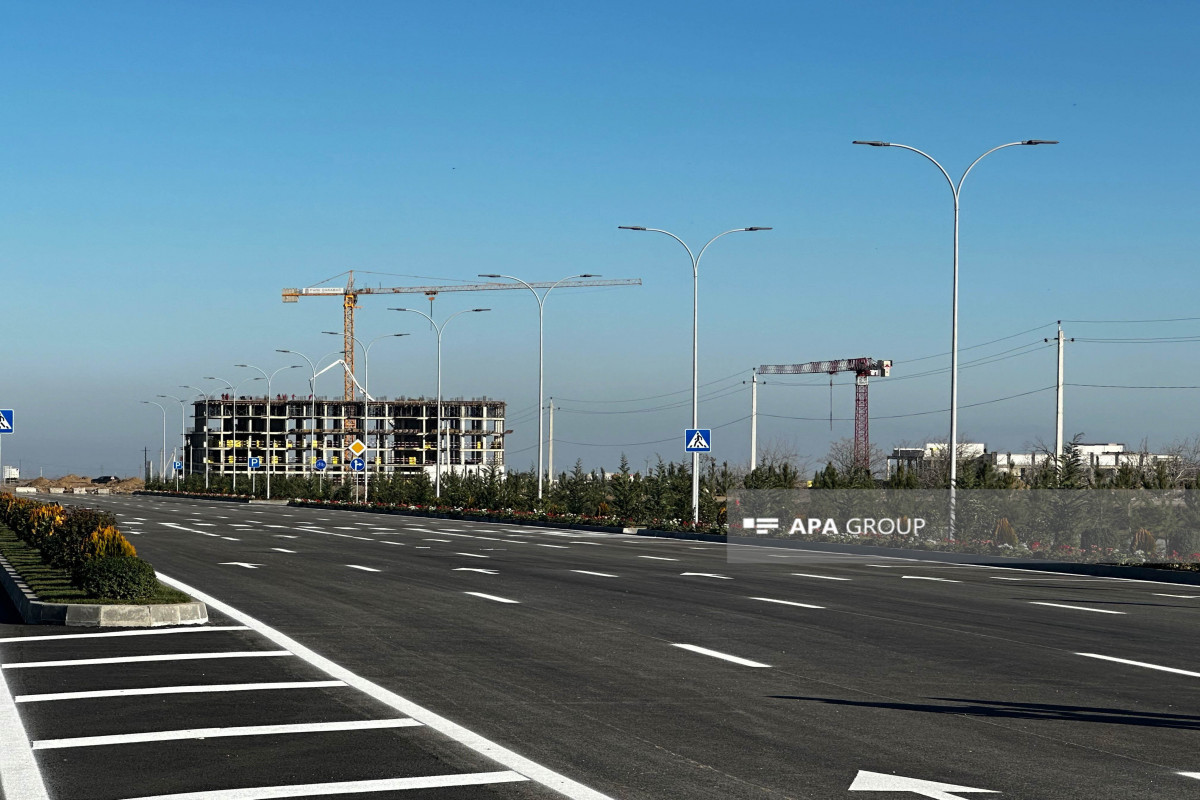 Протяженность внутренних дорог в городе Агдам составит 189,7 км