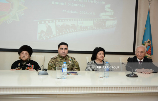 Организация ветеранов приняла заявление в поддержку политики Ильхама Алиева -ФОТО 