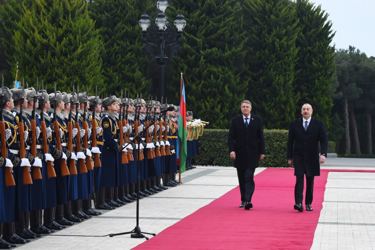Состоялась церемония официальной встречи Президента Румынии Клауса Йоханниса