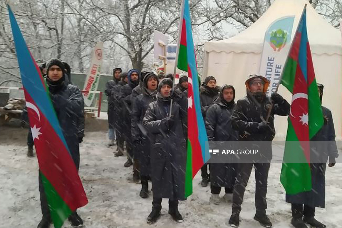 Акция на дороге Лачин-Ханкенди продолжается уже 59-й день-ФОТО 