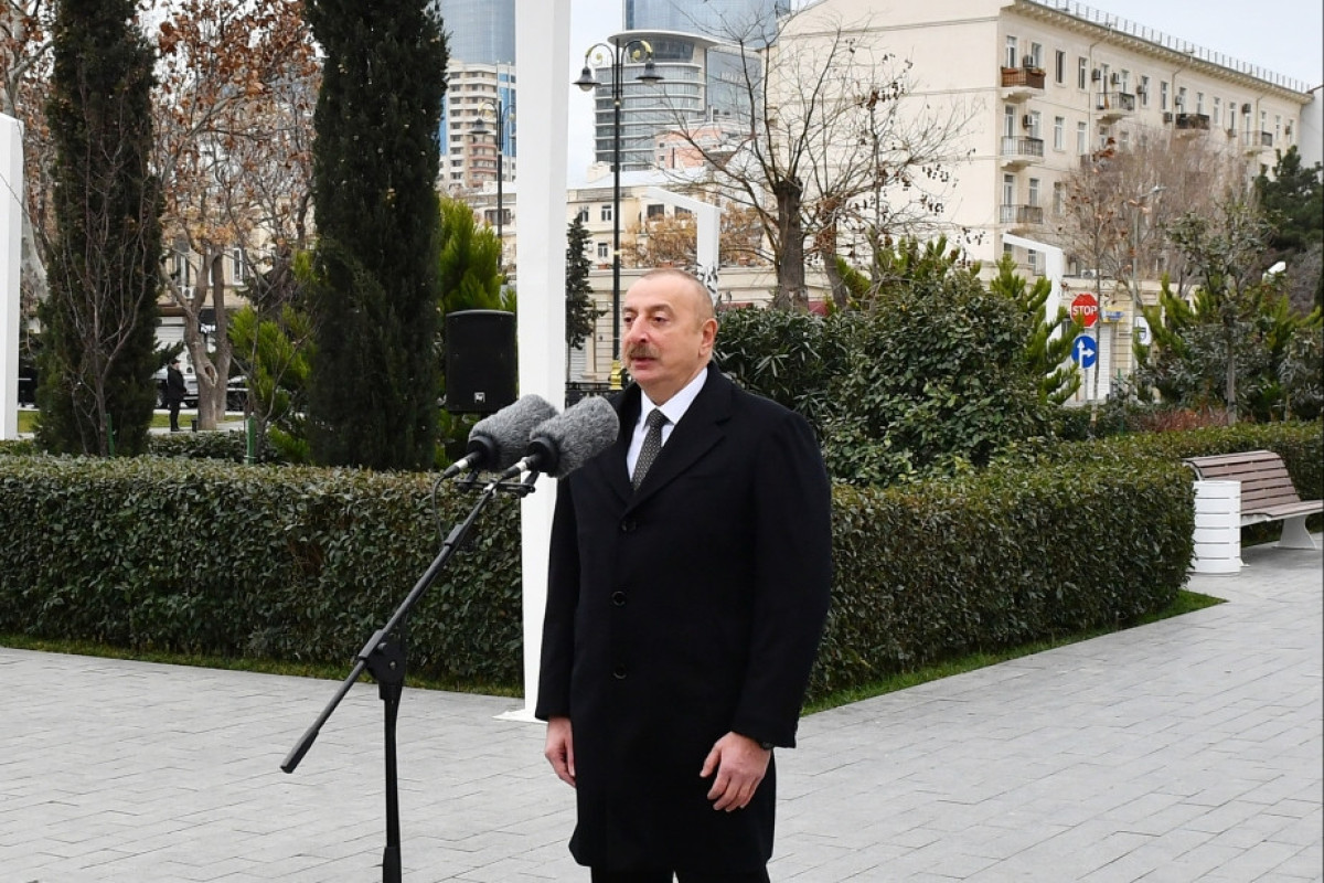 Президент Ильхам Алиев
