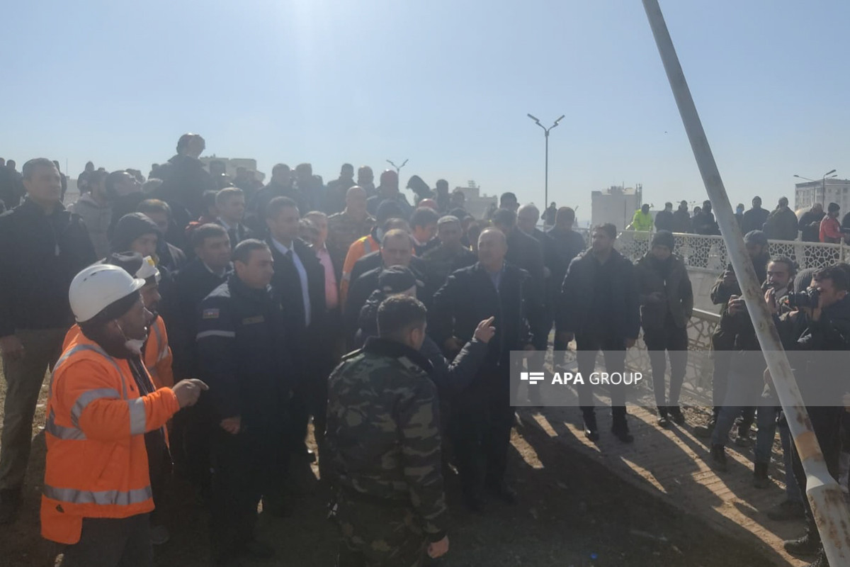 Джейхун Байрамов побывал в районе землетрясения, где спасатели МЧС Азербайджана проводят операции-ФОТО -ВИДЕО 
