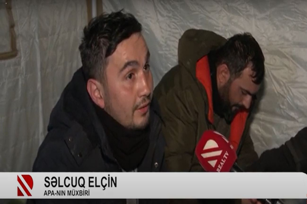 Как работают представители азербайджанских СМИ в зоне бедствия в Турции - РЕПОРТАЖ REAL TV 
