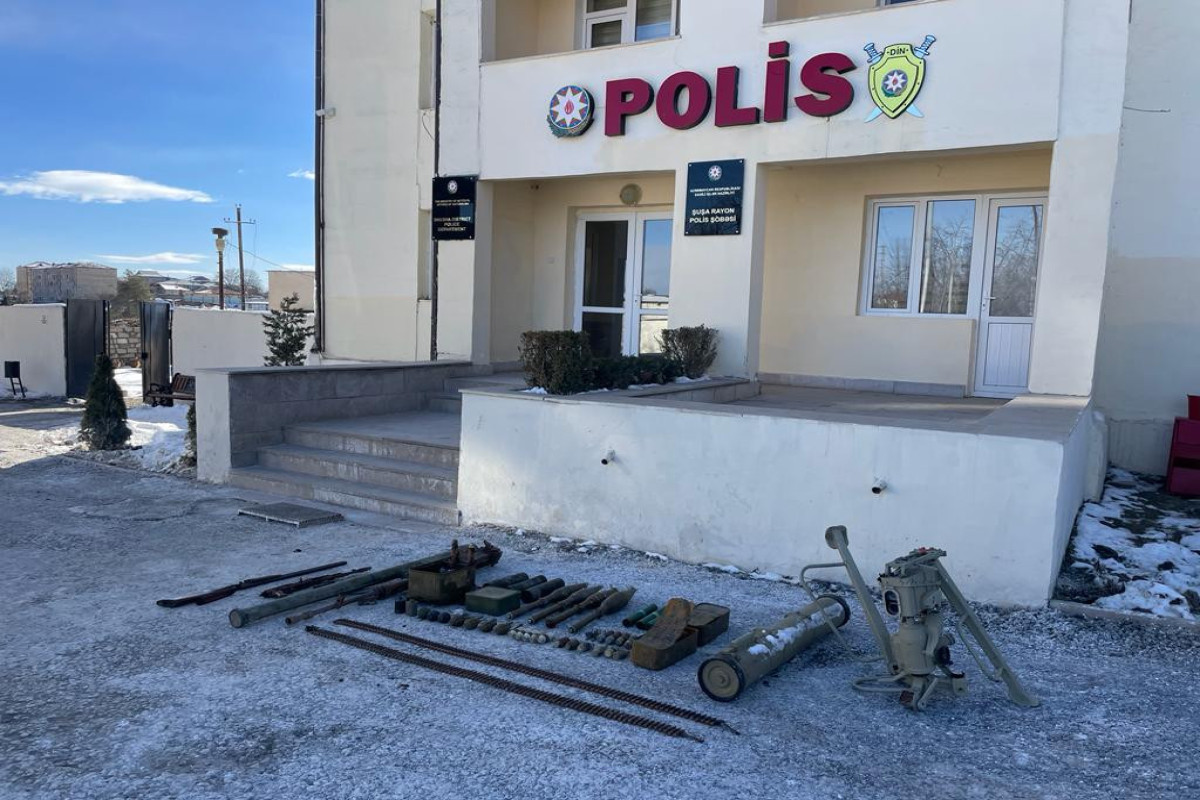 В Шуше обнаружено значительное количество боеприпасов
