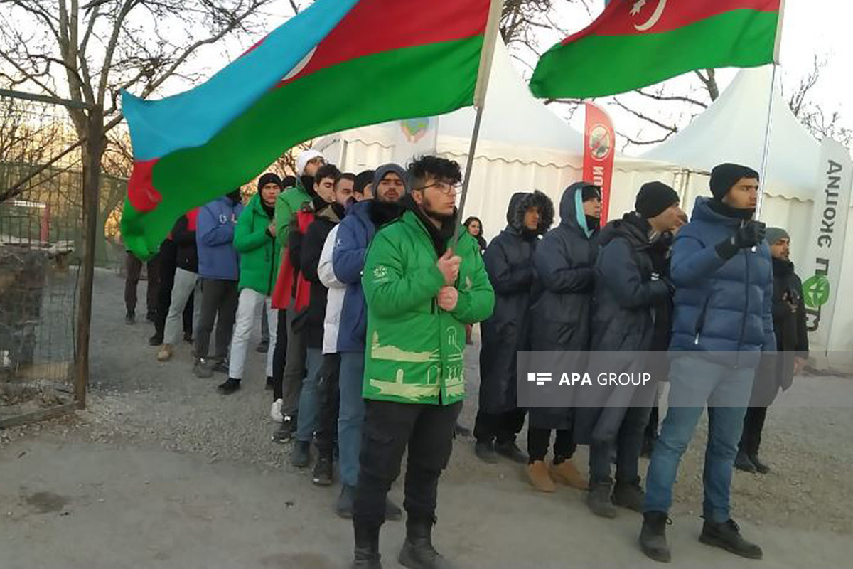 Акция на дороге Лачин-Ханкенди продолжается 73-й день-ФОТО 