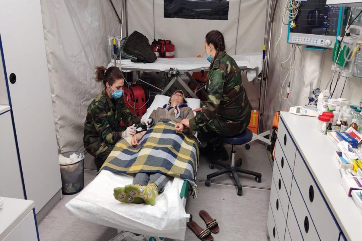 В мобильных полевых госпиталях МЧС Азербайджана в Турции оказаны медуслуги 1364 пострадавшим - ВИДЕО 
