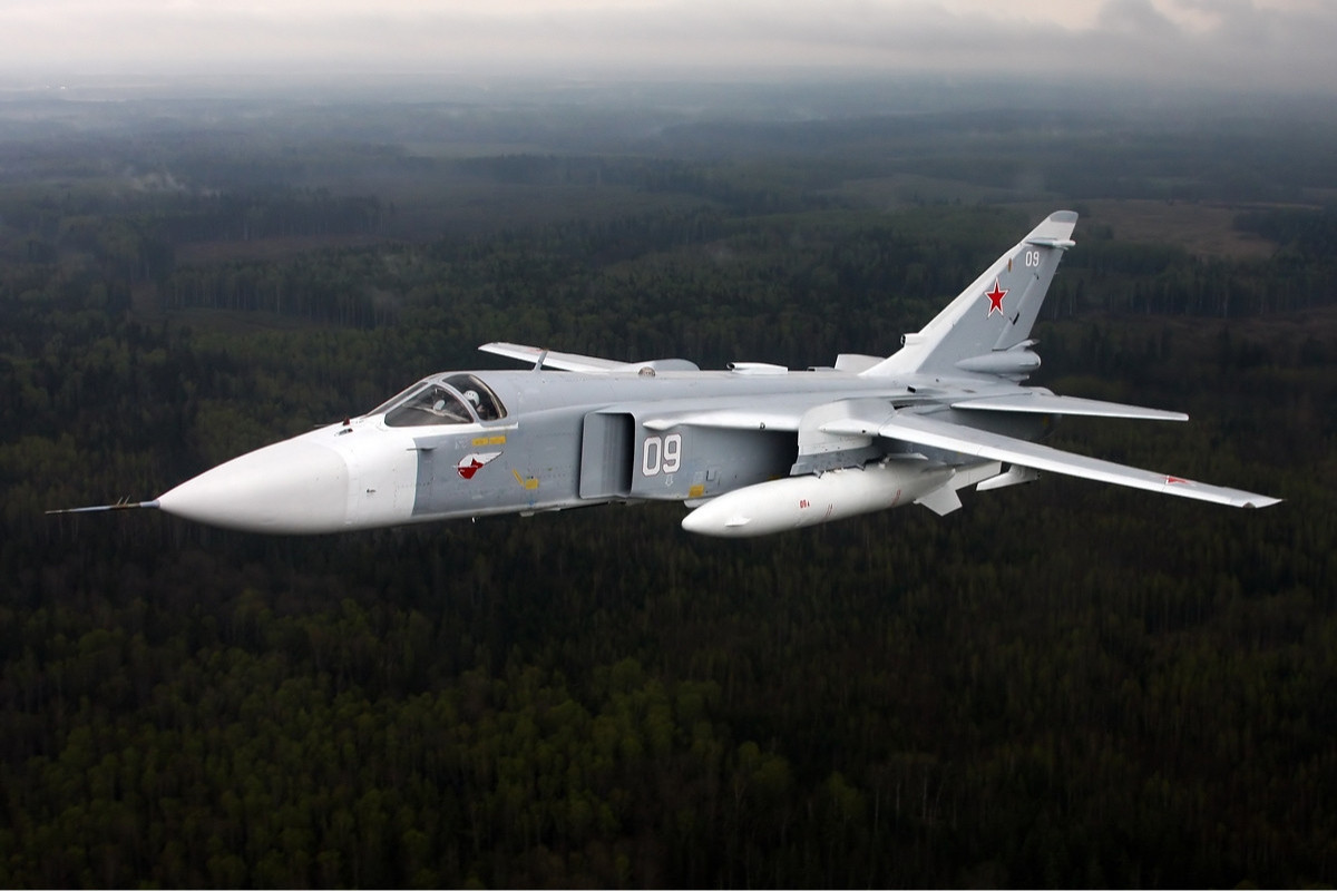 В России разбился самолет Су-24