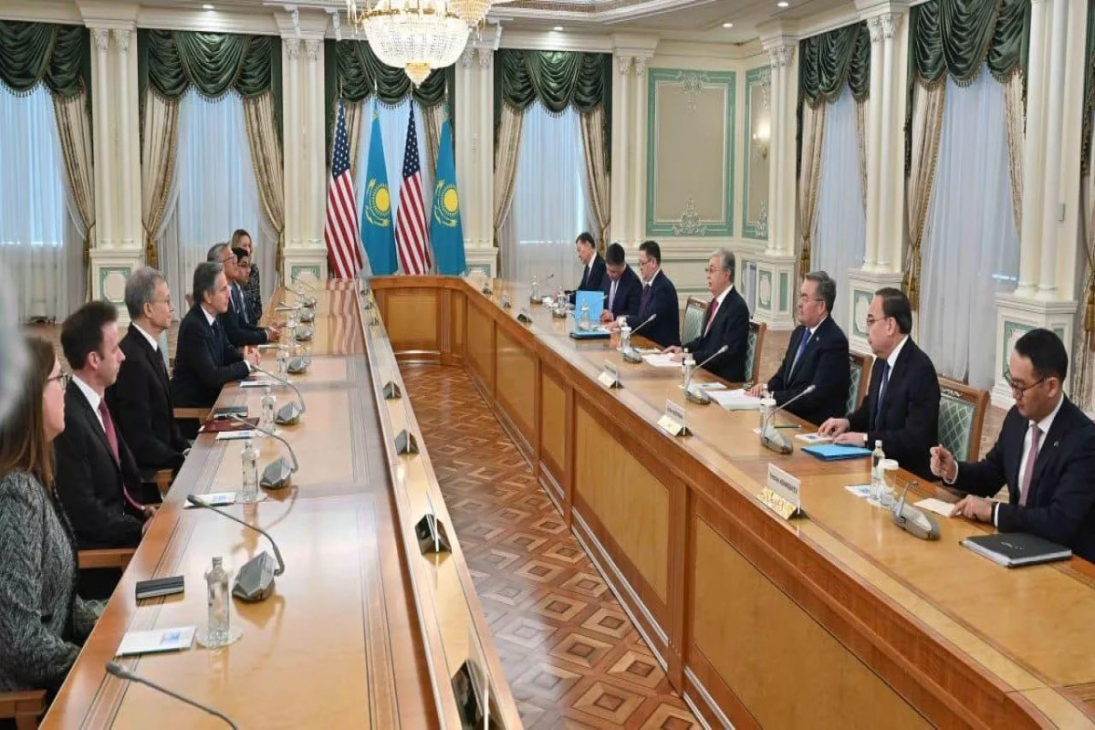 Токаев принял госсекретаря США Блинкена