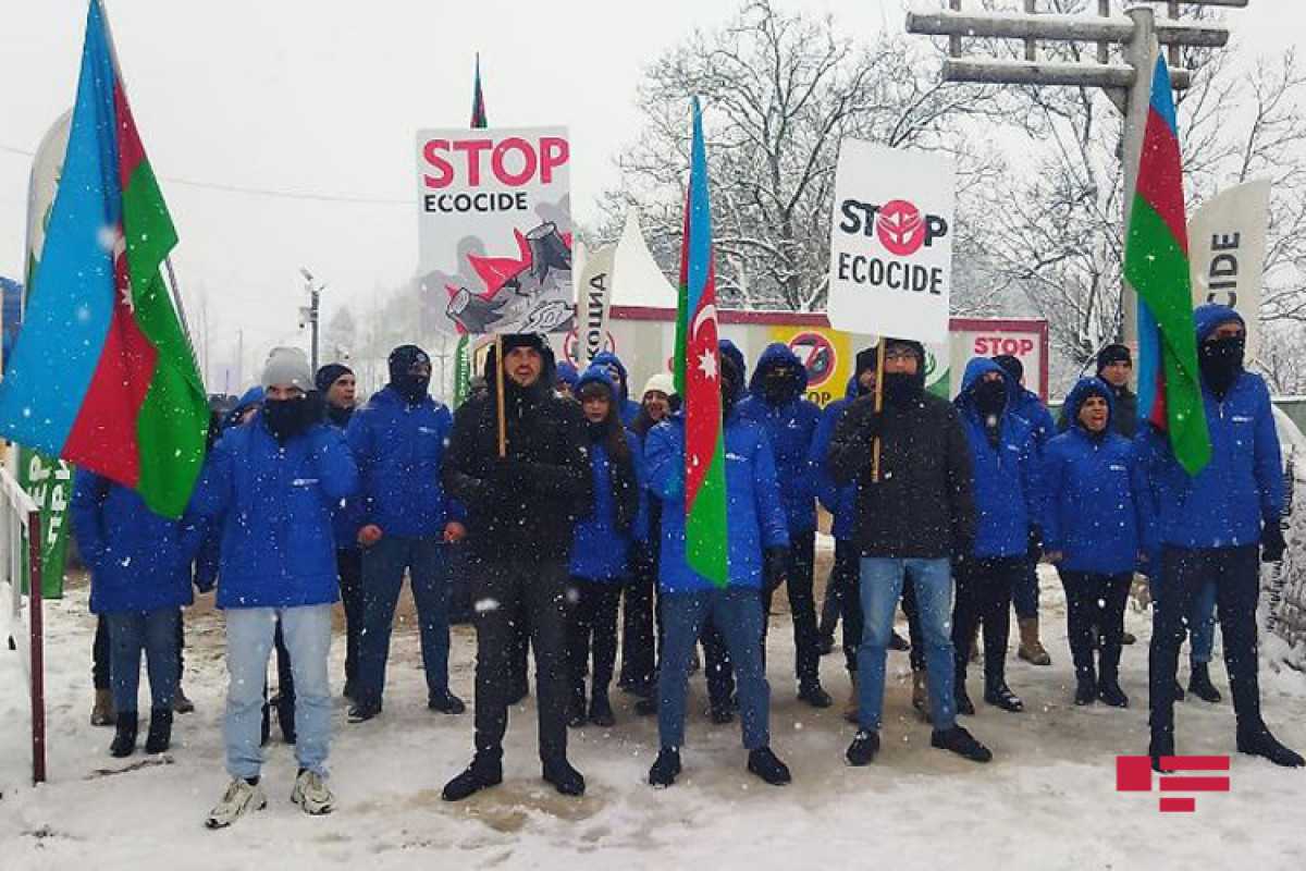 Акция протеста на дороге Лачин-Ханкенди продолжается 31-й день-ФОТО -ВИДЕО 