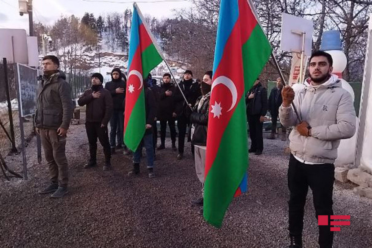 Акция протеста на дороге Лачин-Ханкенди продолжается 37-й день-ФОТО -ВИДЕО 
