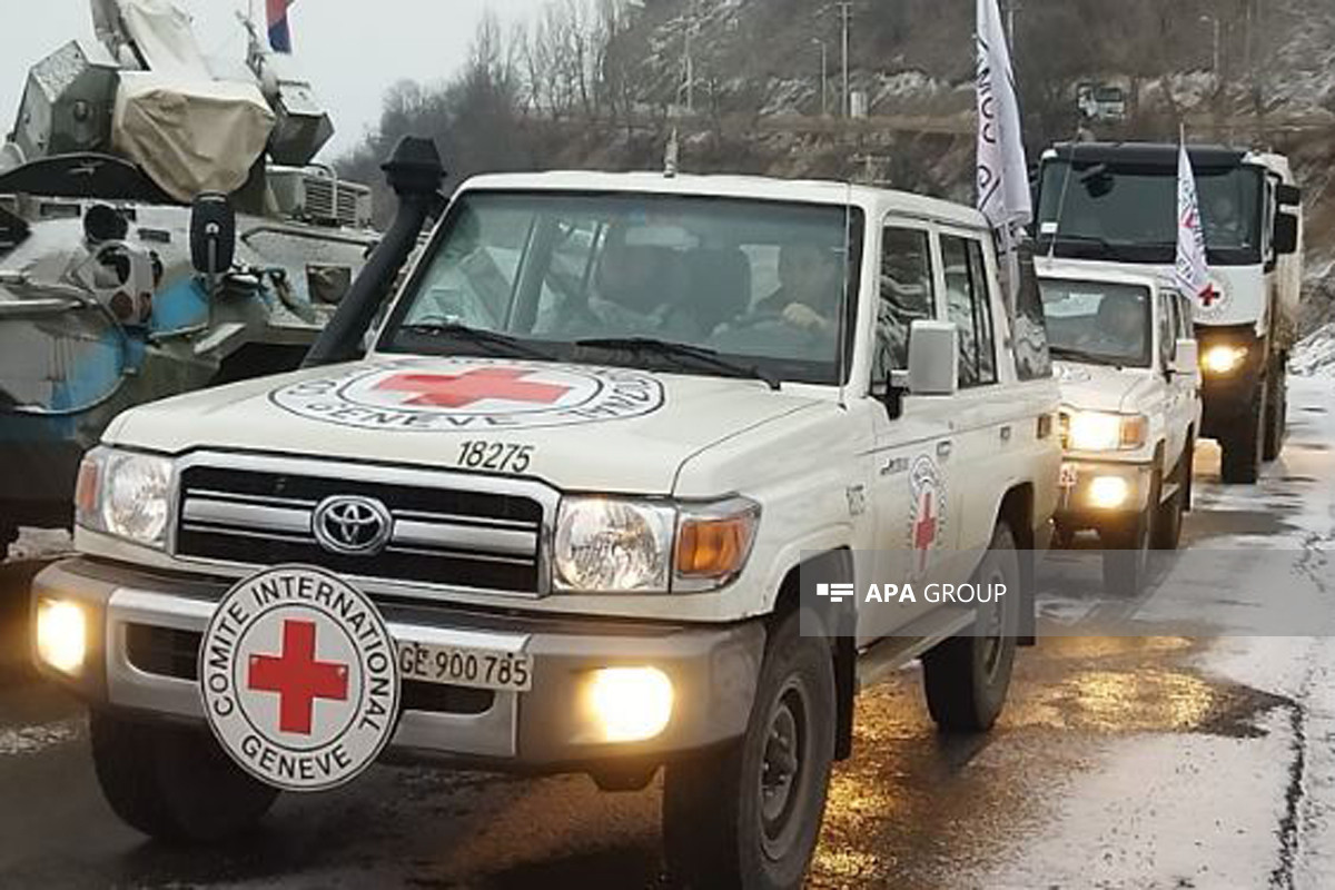 Автомобили МККК проехали по дороге Лачин-Ханкенди-ФОТО-ОБНОВЛЕНО 