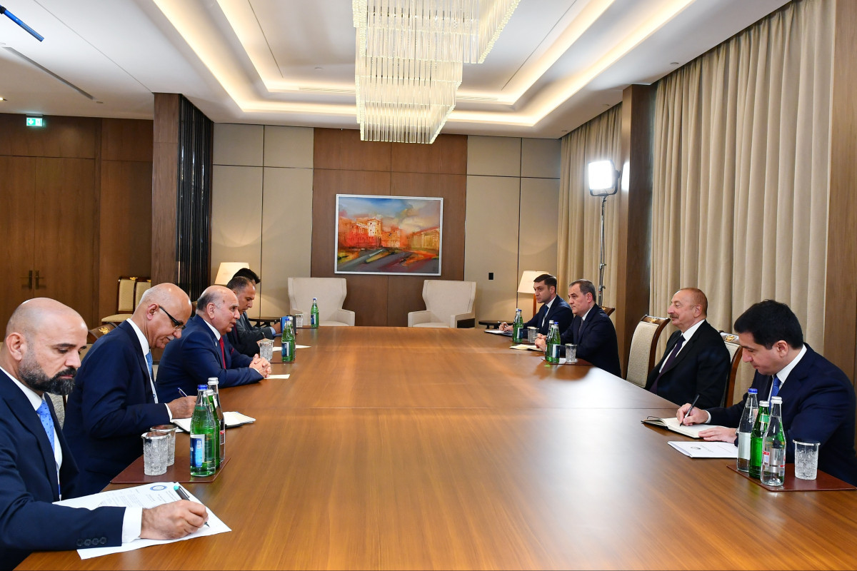 Президент Ильхам Алиев принял заместителя премьер-министра Ирака