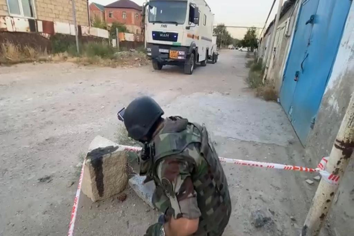 В Сумгайыте обнаружен боеприпас-ВИДЕО 