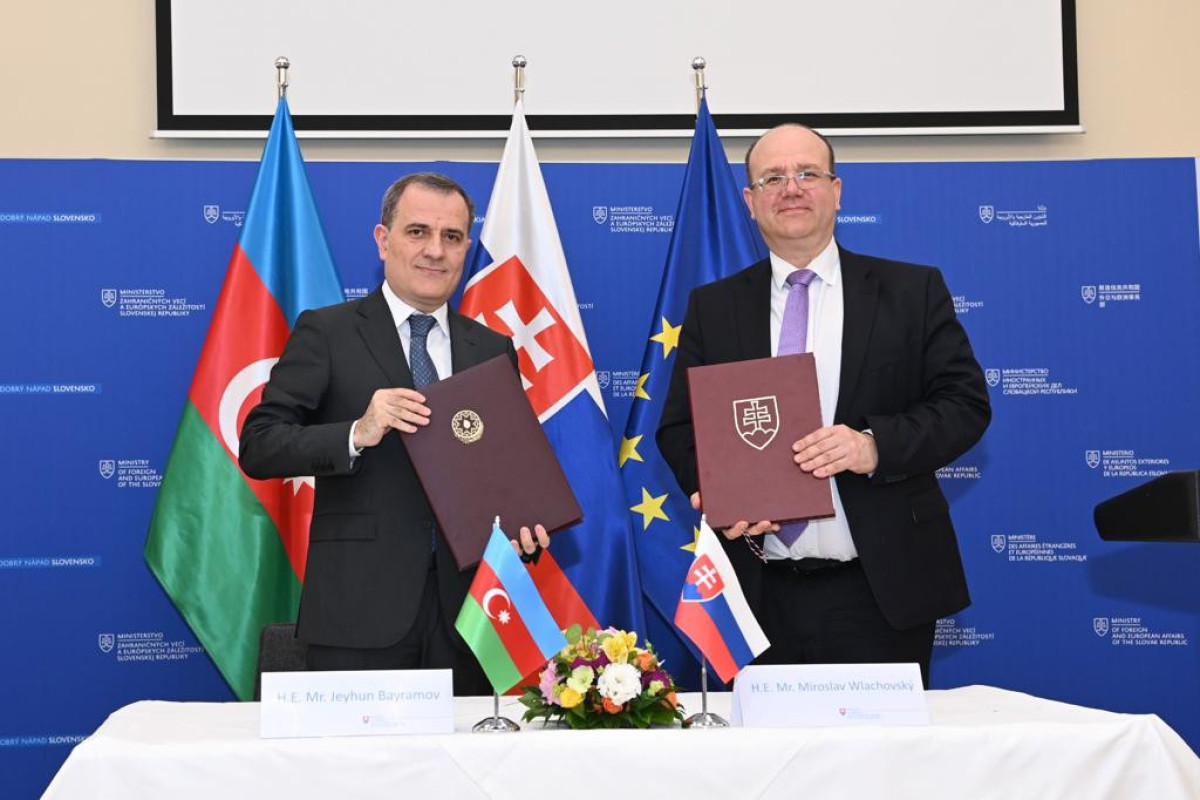 Азербайджан и Словакия подписали  Соглашение об отмене  двойного налогообложения