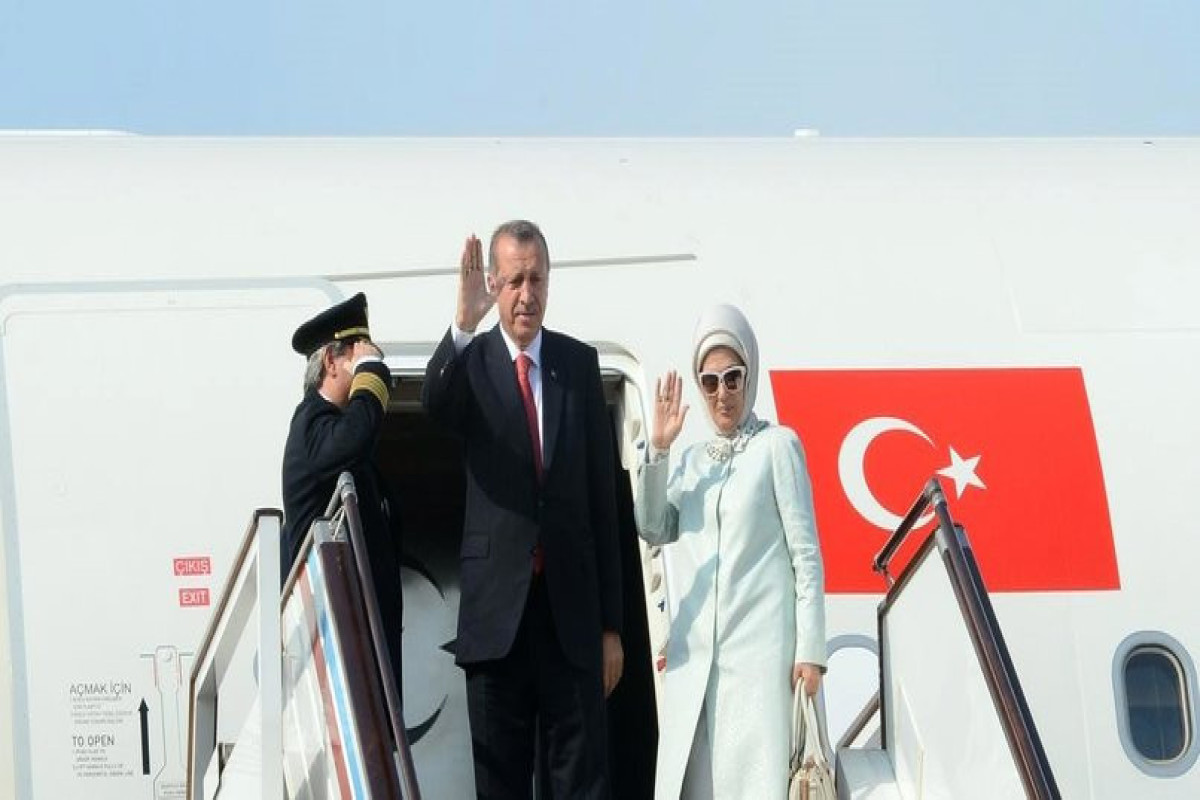 Президент Турции отправился из Северного Кипра в Азербайджан