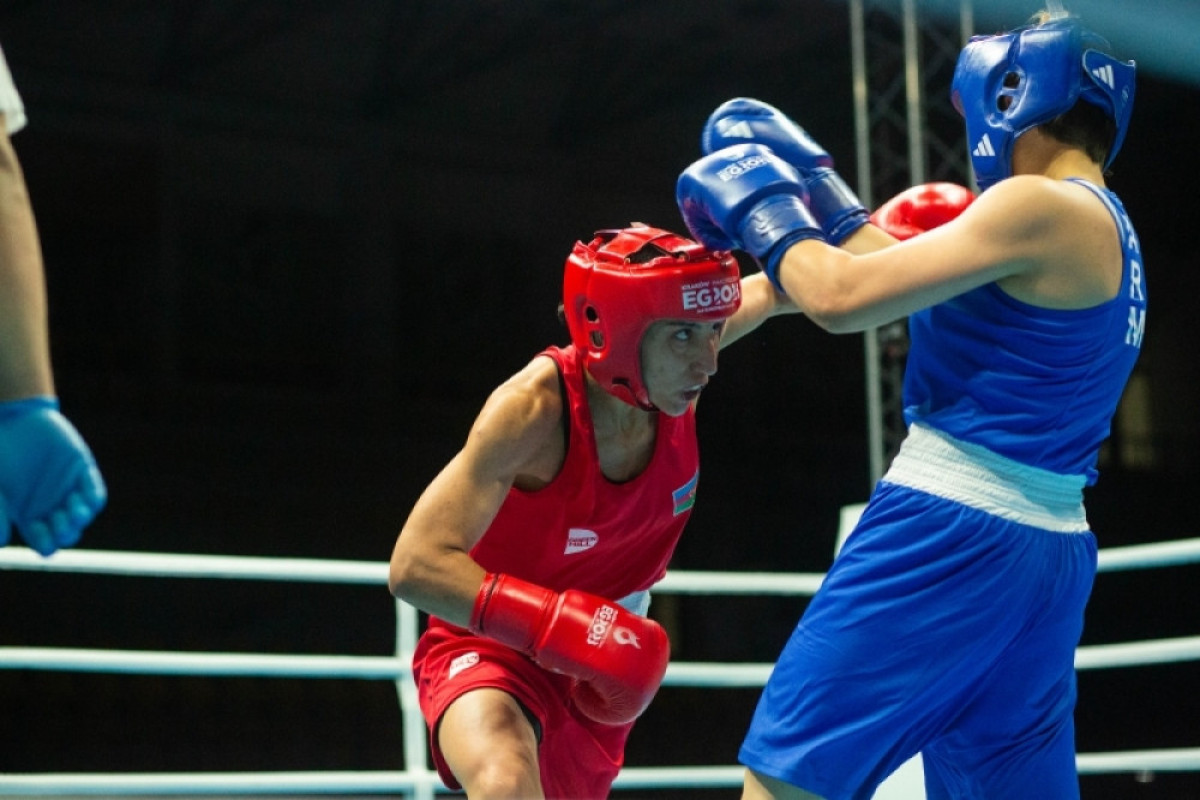 Азербайджанская боксерша одолела армянскую соперницу на III Европейских играх-ФОТО 