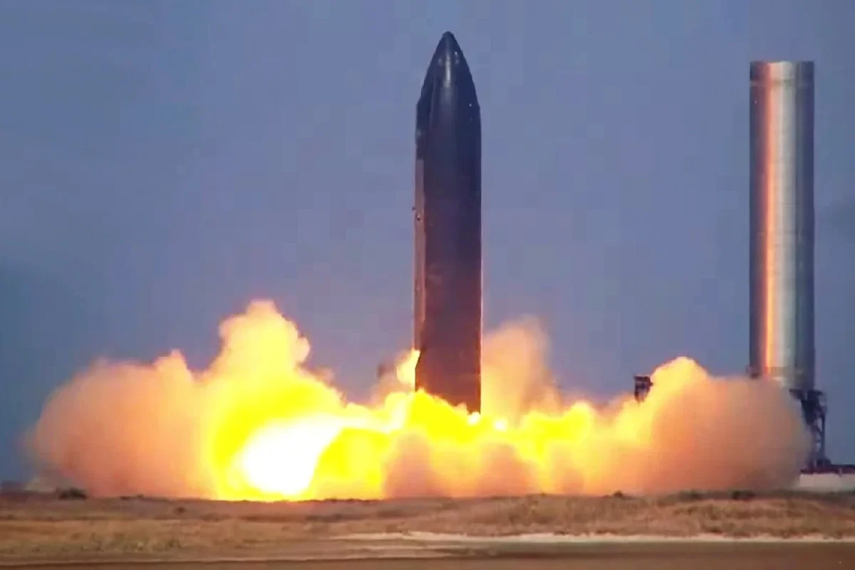 Новый образец ракеты Starship прошел наземные огневые испытания