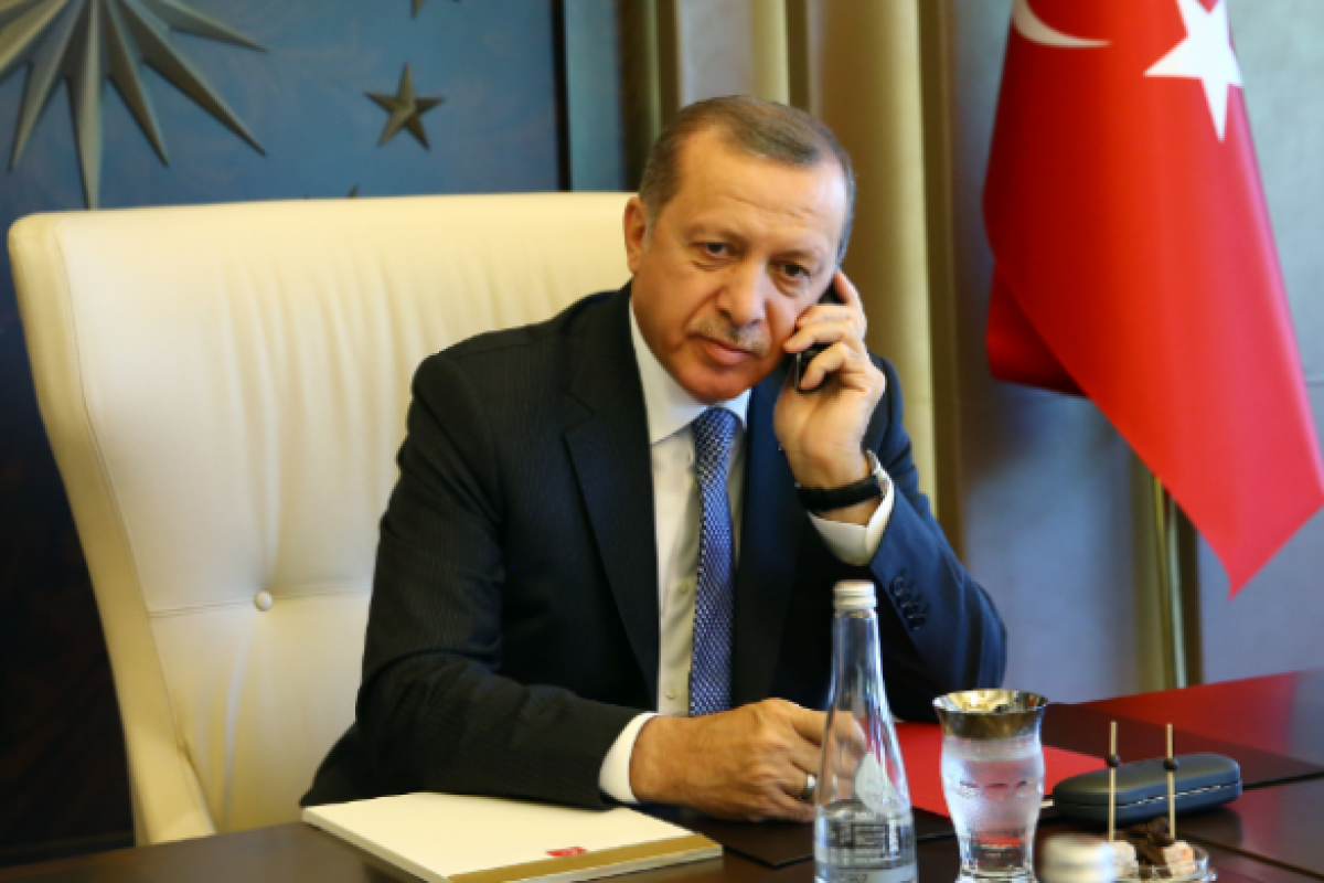Эрдоган провел телефонный разговор с президентом Казахстана