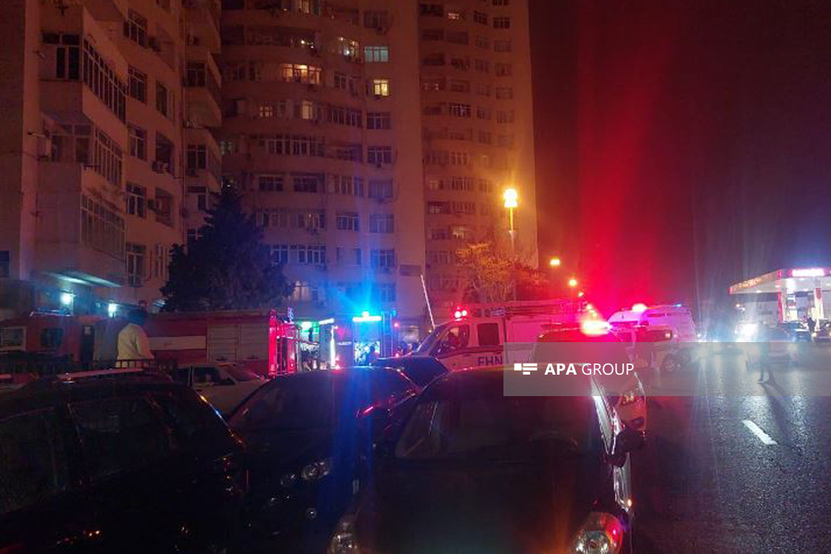 Пожар в многоэтажном доме в Баку потушен-ОБНОВЛЕНО 