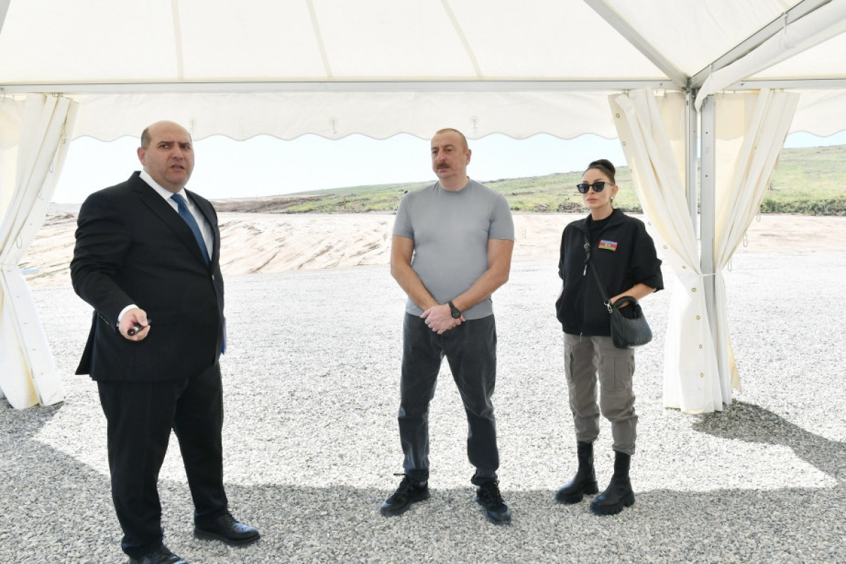Заложен фундамент села Пирахмедли Физулинского района