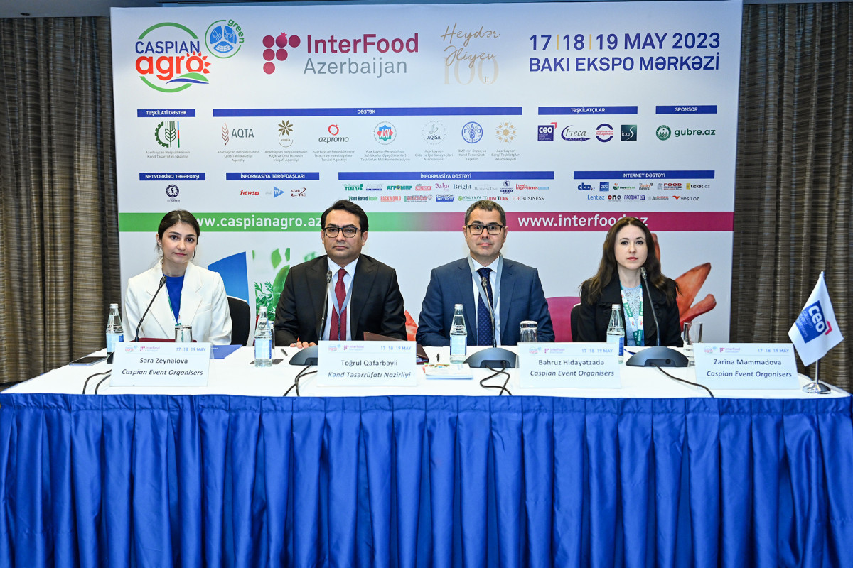 17-19 мая в Баку пройдут выставки Caspian Agro и InterFood Azerbaijan