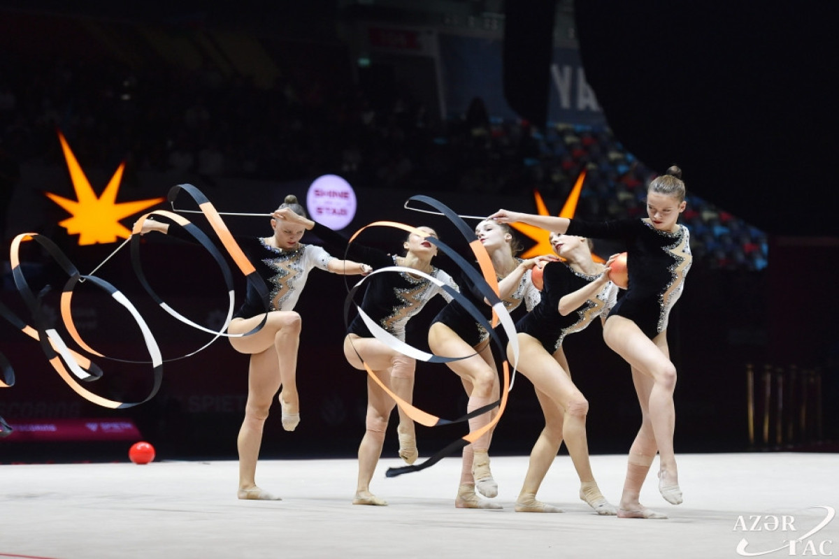 Групповая сборная Азербайджана по художественной гимнастике стала чемпионом Европы - ФОТО 