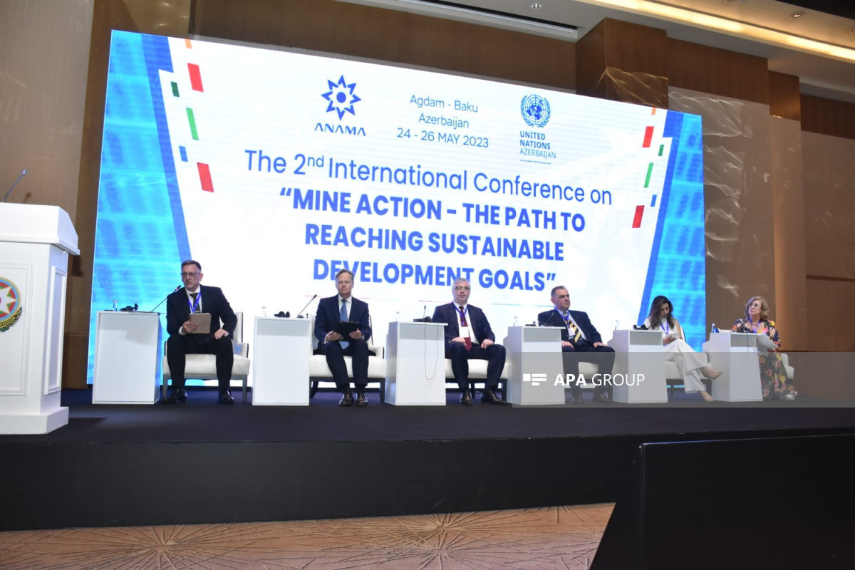 В Баку на международной конференции по минной угрозе принята декларация