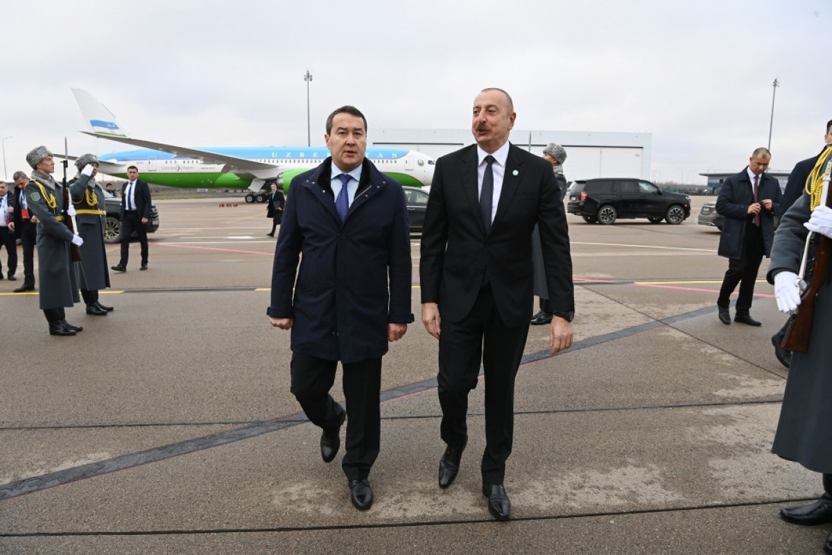 Завершился визит Президента Азербайджана в Казахстан