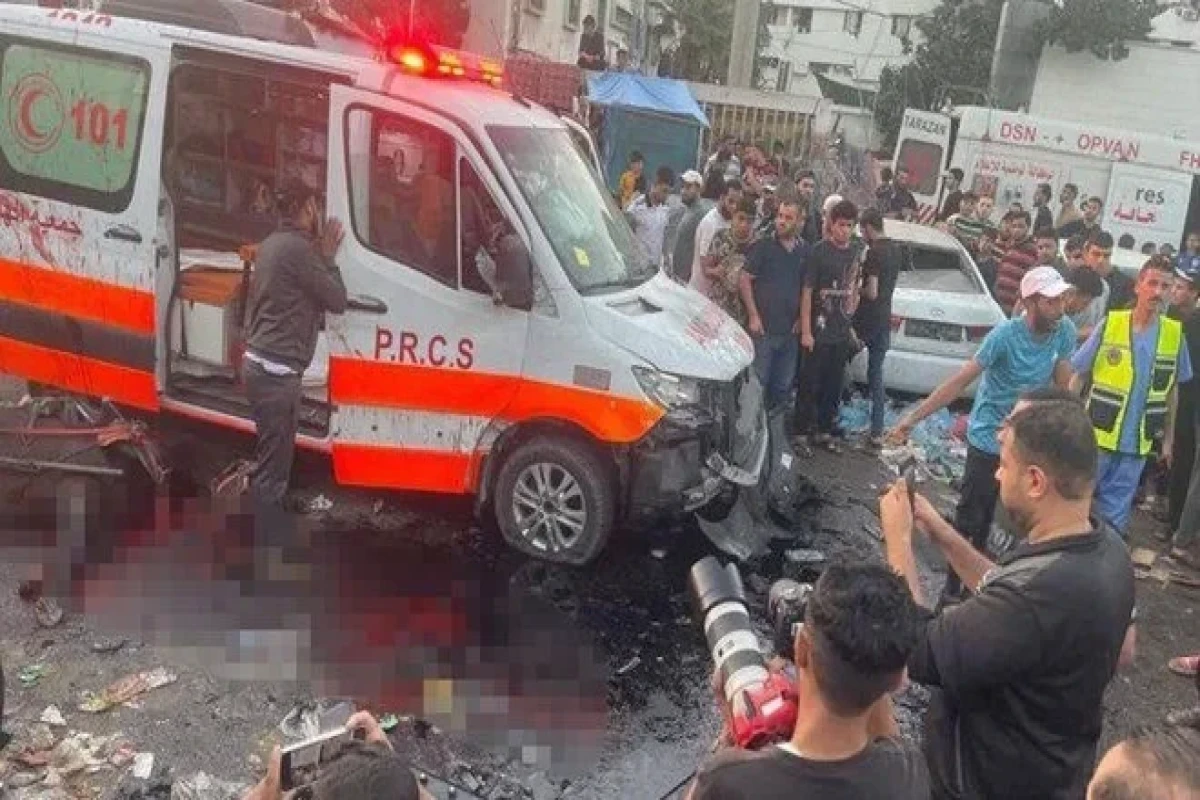 В Газе обстреляна колонна автомобилей скорой помощи, перевозившая раненых к погранпереходу «Рафах» - СМИ