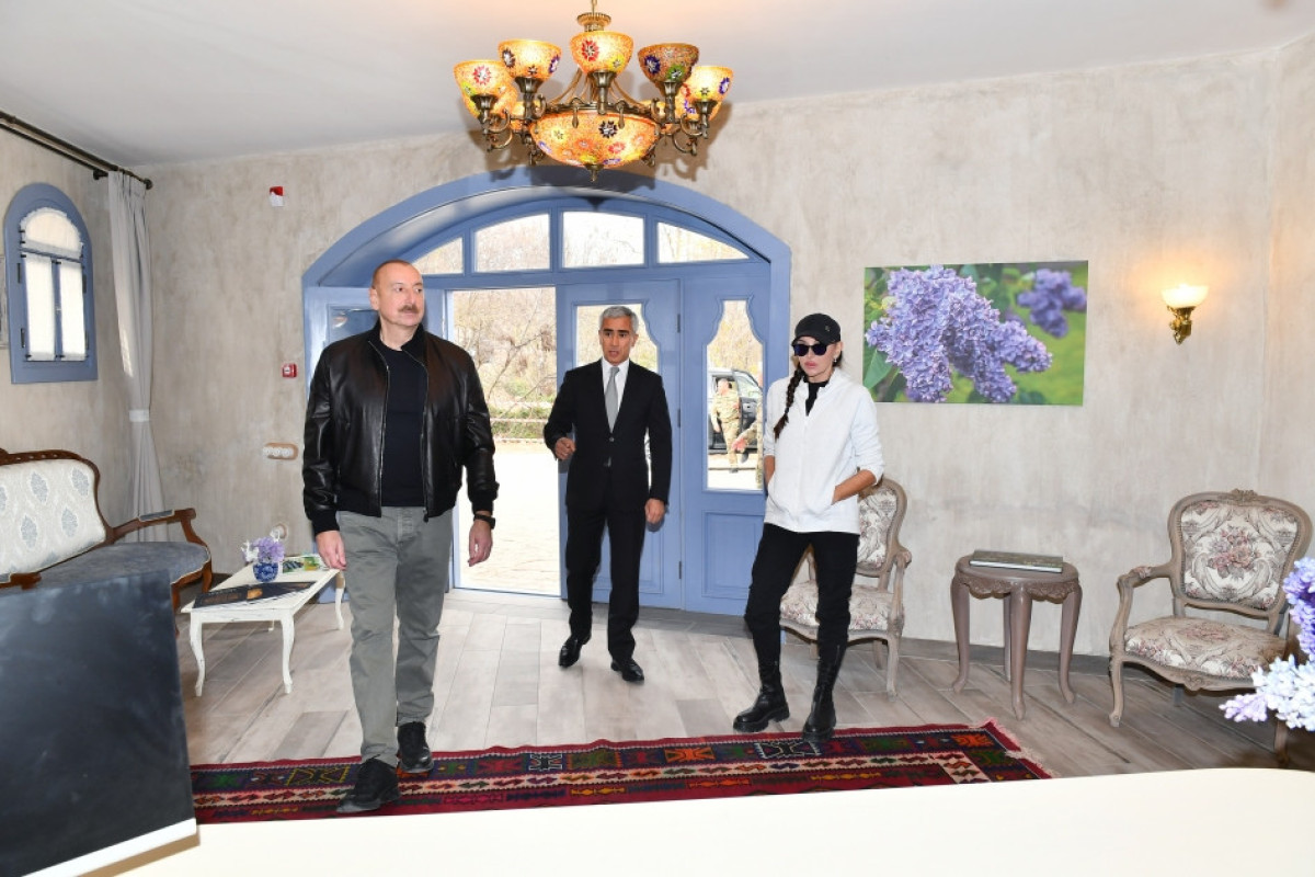 Президент и первая леди приняли участие в открытии отеля Yasəmən в Шуше -ОБНОВЛЕНО -ФОТО 