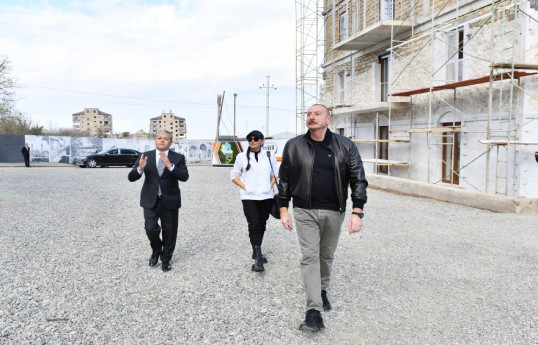 Президент Азербайджана Ильхам Алиев и первая леди Мехрибан Алиева посетили Шушу-ОБНОВЛЕНО -ФОТО 