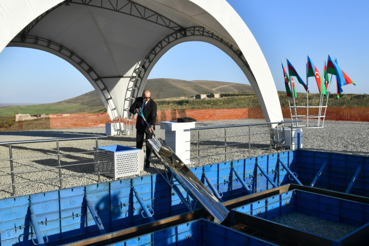 Президент Азербайджана заложил фундамент села Гаргабазар в Физулинском районе - ФОТО -ОБНОВЛЕНО 