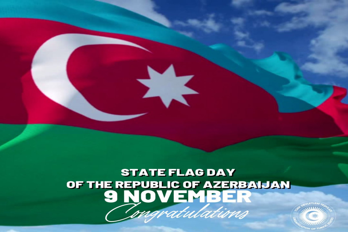 ОТГ поздравила азербайджанский народ с Днем Государственного Флага-ФОТО 