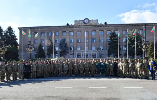 Президент Азербайджана выступил на военном параде в Ханкенди - ФОТО-ОБНОВЛЕНО-2 