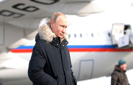Путин отправился с визитом в Казахстан