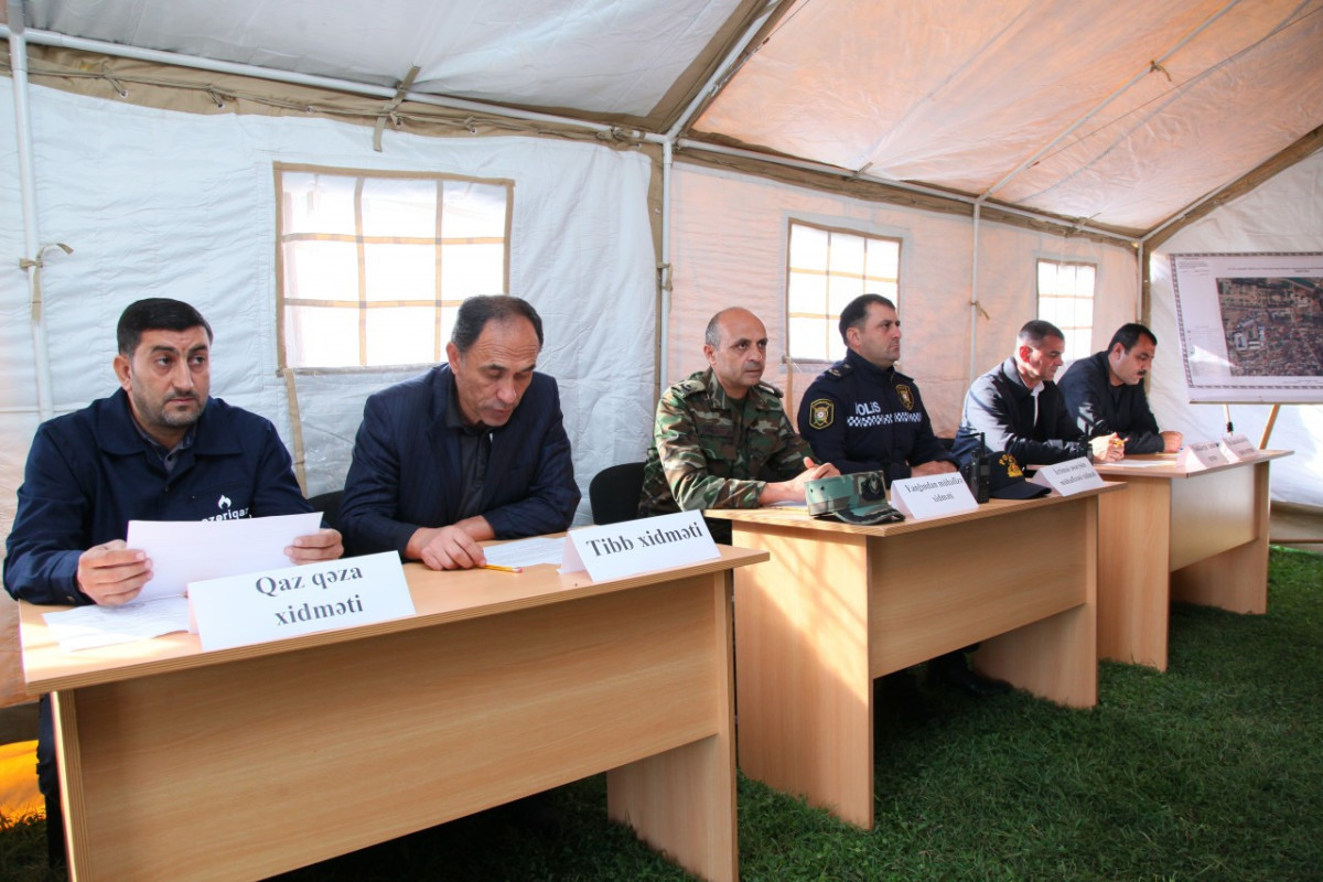 МЧС Азербайджана провело комплексные учения по гражданской обороне – ВИДЕО 