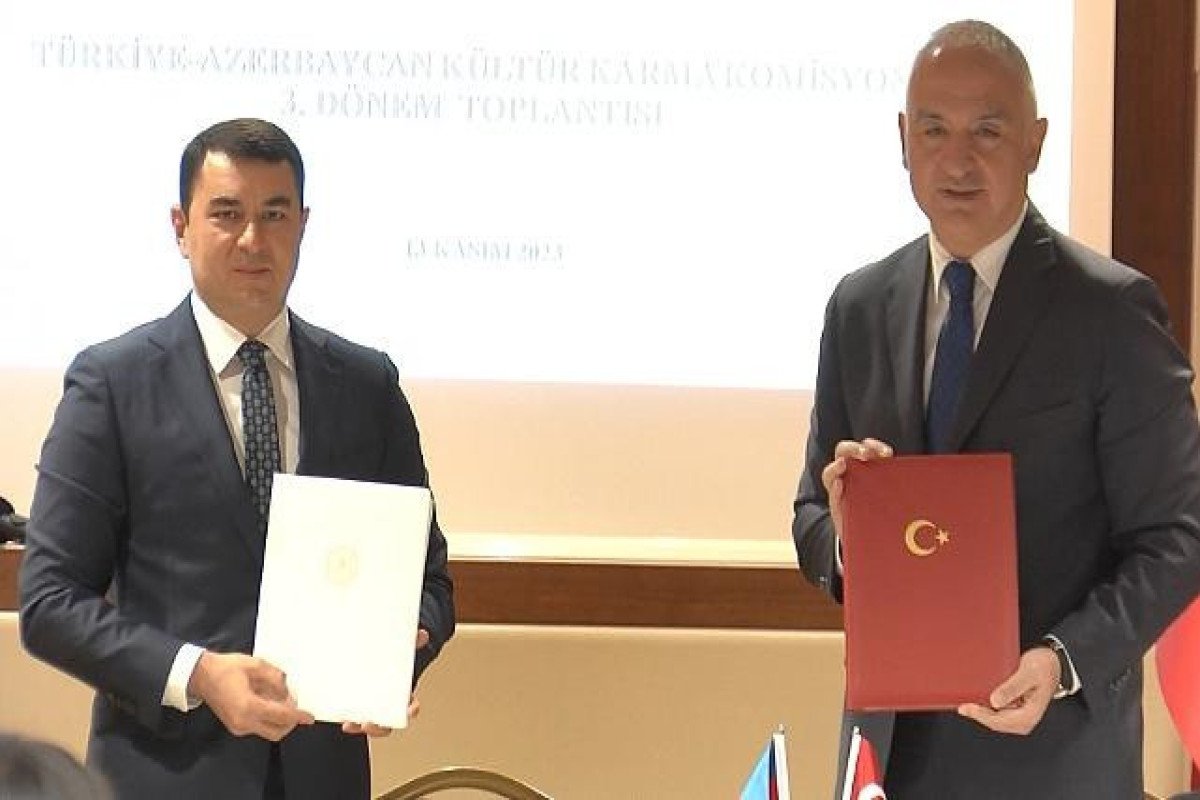 Министры культуры Турции и Азербайджана подписали соглашение о сотрудничестве -ОБНОВЛЕНО 