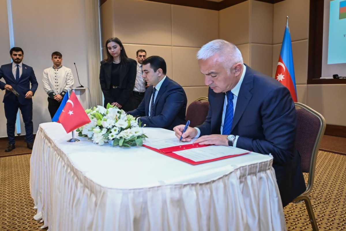 Министры культуры Турции и Азербайджана подписали соглашение о сотрудничестве -ОБНОВЛЕНО 