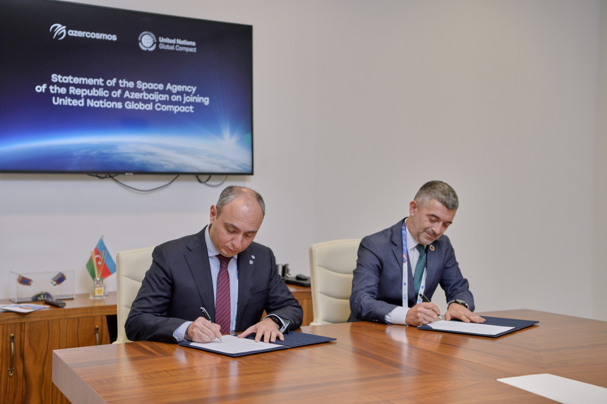 «Азеркосмос» присоединился к инициативе ООН «Глобальный договор»