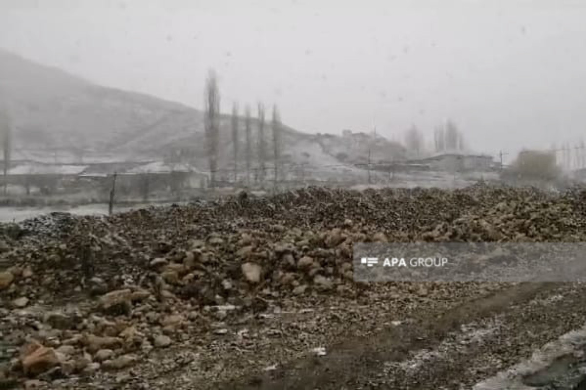 В северном регионе и Нахчыванской АР в горах выпал снег -ВИДЕО-ОБНОВЛЕНО 